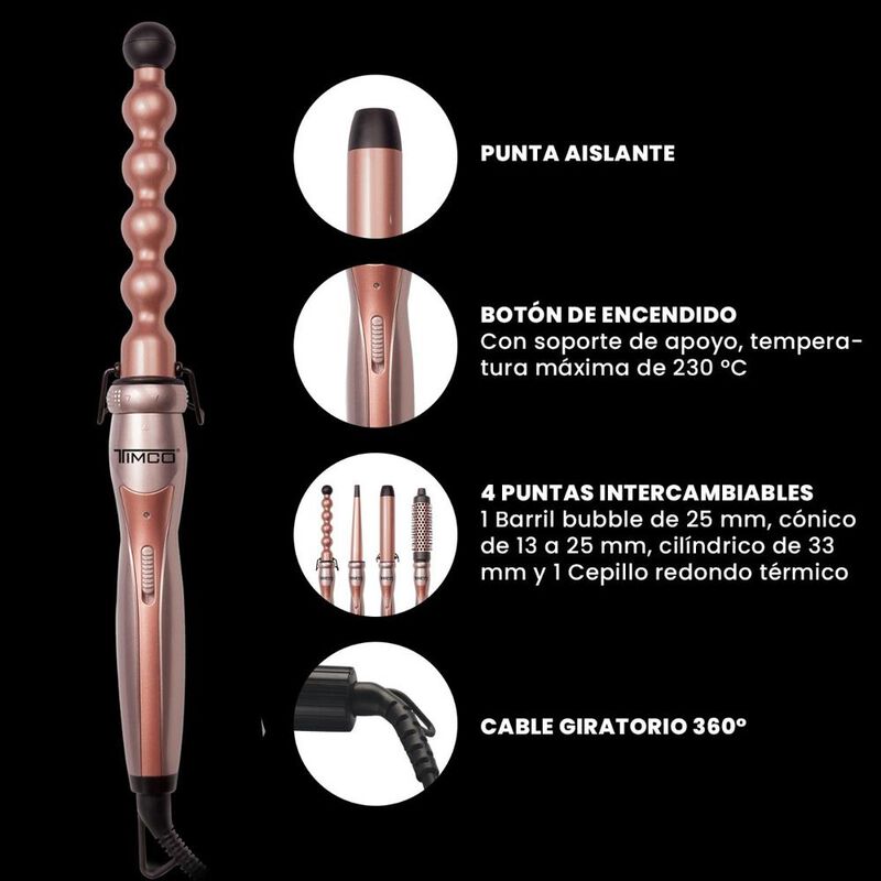 Ferro Tenaza Cepillo Rizadora Cabezales Interca... image number null