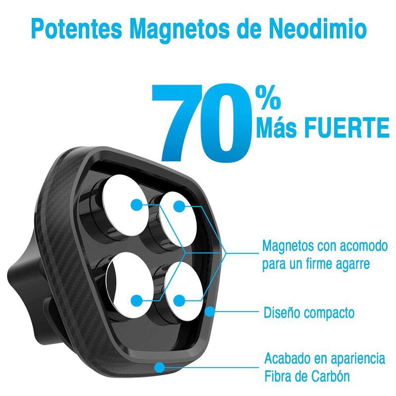 Soporte NAZTECH Magnetico Universal para ventil... image number null