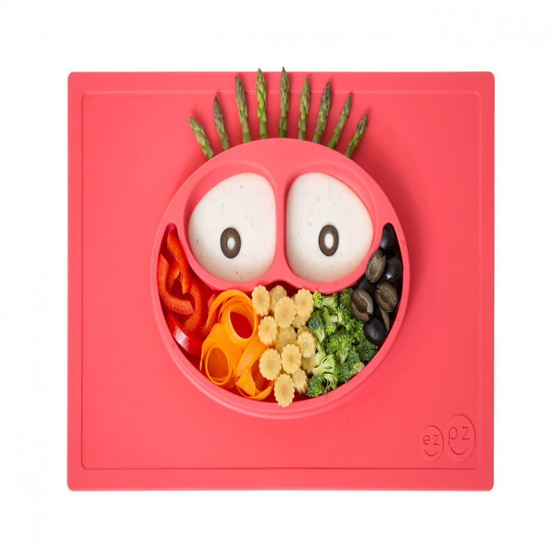 Plato Ezpz Happy Mat Coral image number null