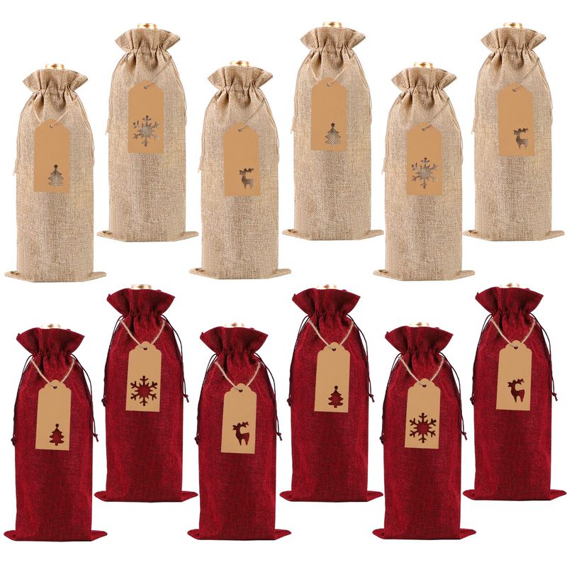 Bolsas De Regalo Para Vino Joicee 12 Piezas 36 ... image number null