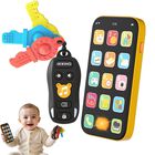 Set de Tel&eacute;fono y Llaves para Beb&eacute; IKOIHO Biling&uuml;e