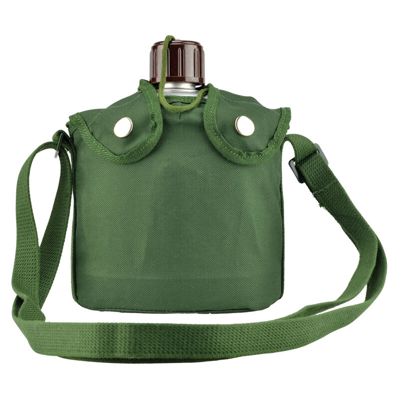 Cantimplora 1.0l Aluminio Taza Funda Campismo P... image number null