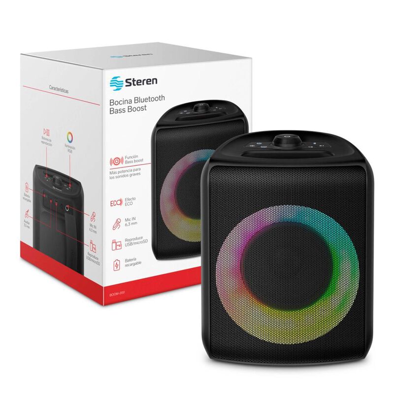 Bocina Bluetooth* Bass Boost, 350 W PMPO image number null