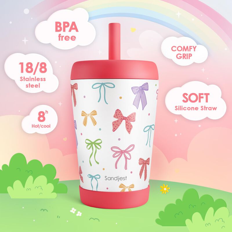 Vaso Antiderrame Sandjest 340 ml Con Lazos Mult... image number null