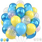 Globo Feyg 50 Piezas 30 cm Con Estampado Floral Met&aacute;lico