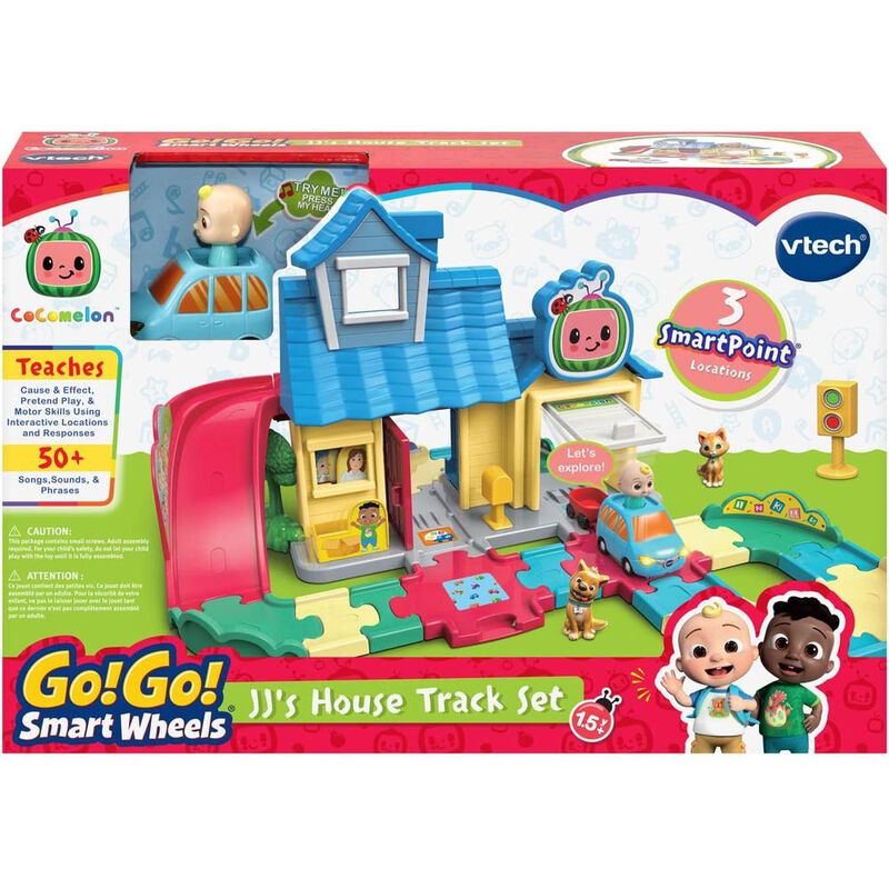 CoComelon Go! Go! Smart Wheels JJ's House Track... image number null