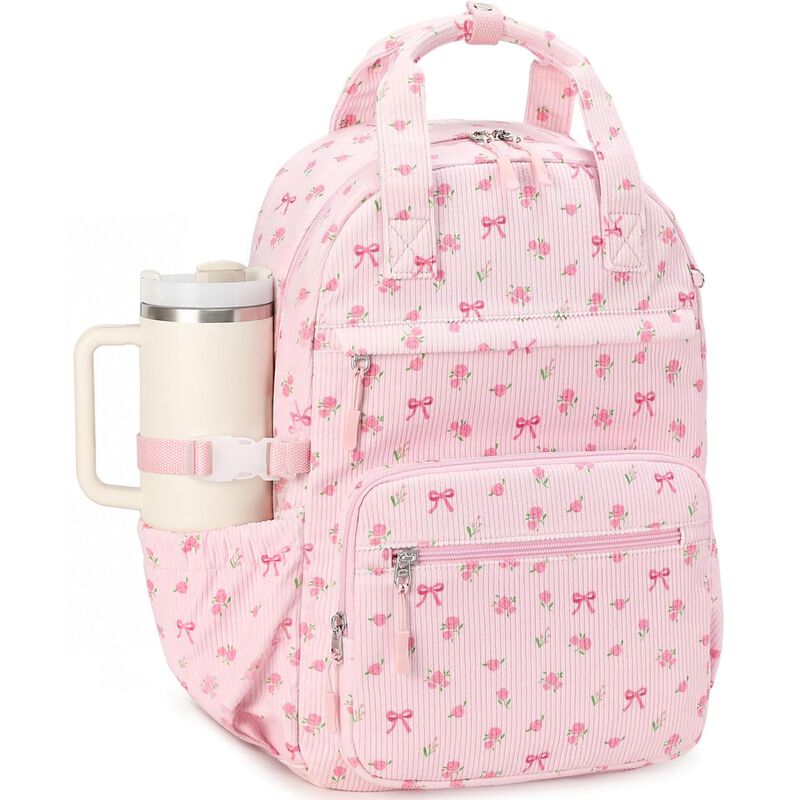 Mochila Bluboon 43 cm Estampado Floral para Lap... image number null