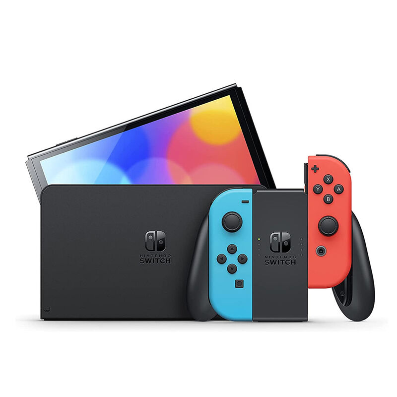Combo Consola Nintendo Switch Oled Color Azul/R... image number null