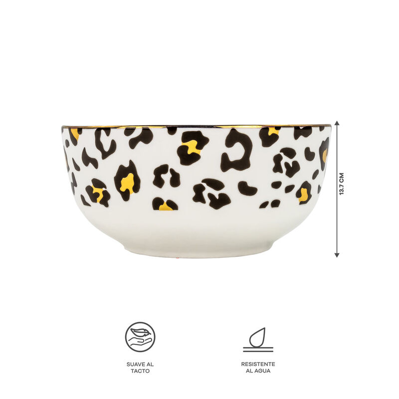 Vajilla Animal Print para 6 Personas - Cer&aacute;mica... image number null