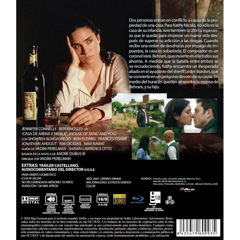Casa De Arena Y Niebla [blu-ray] (2003) House O... image number null