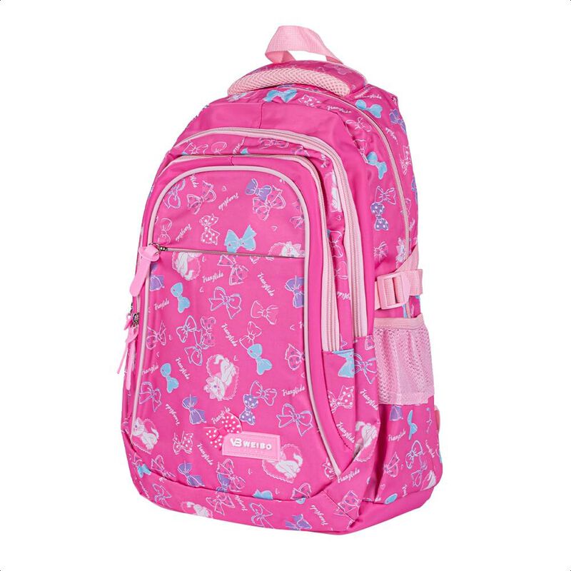 Kit Mochila con Lonchera y Lapicera color Rosa image number null