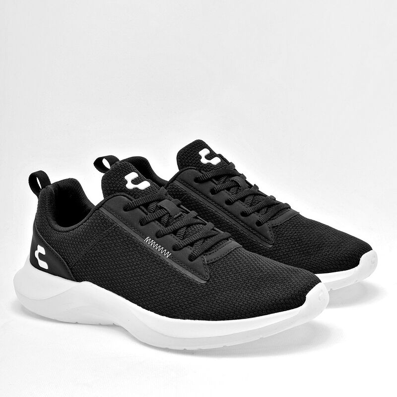 Charly Tenis deportivo para hombre negro, impor... image number null