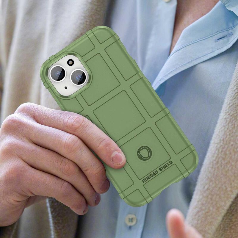 Funda TEKKU Rugged Shield para iPhone 15 Verde image number null