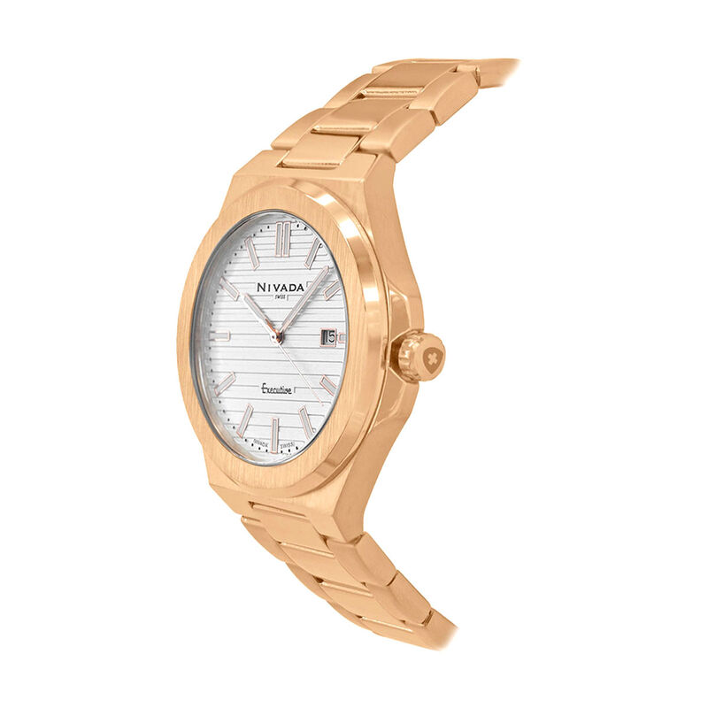 Reloj Nivada Executive Cab Dor/Ac Carat. Blanco... image number null
