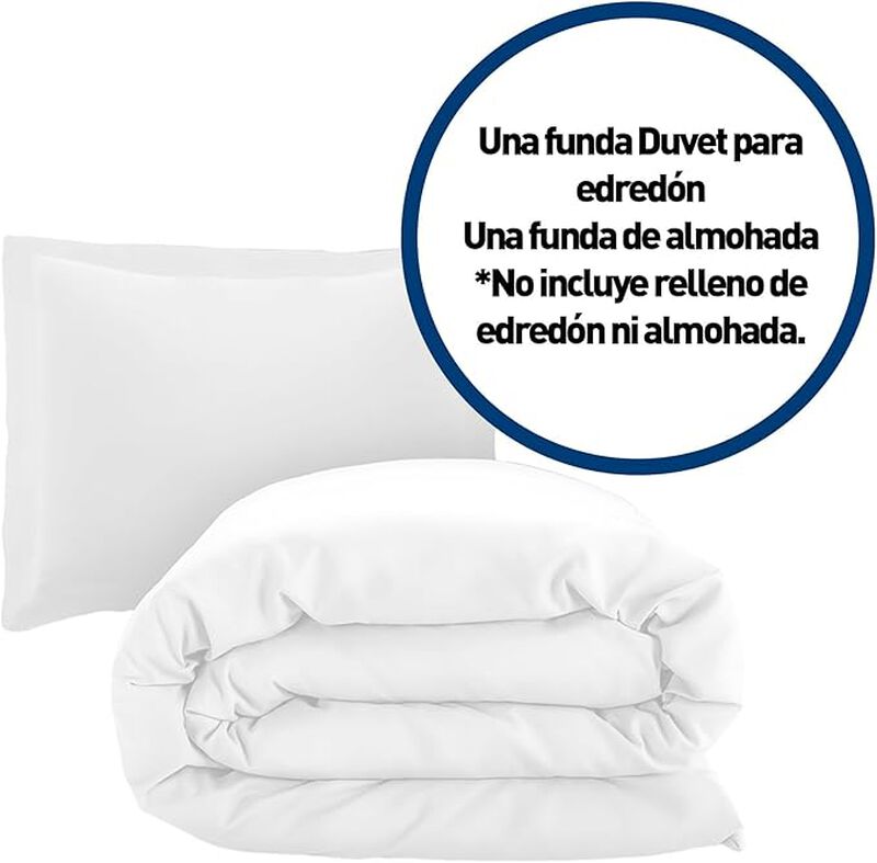 Juego de Funda Duvet para Edredon Individual, B... image number null