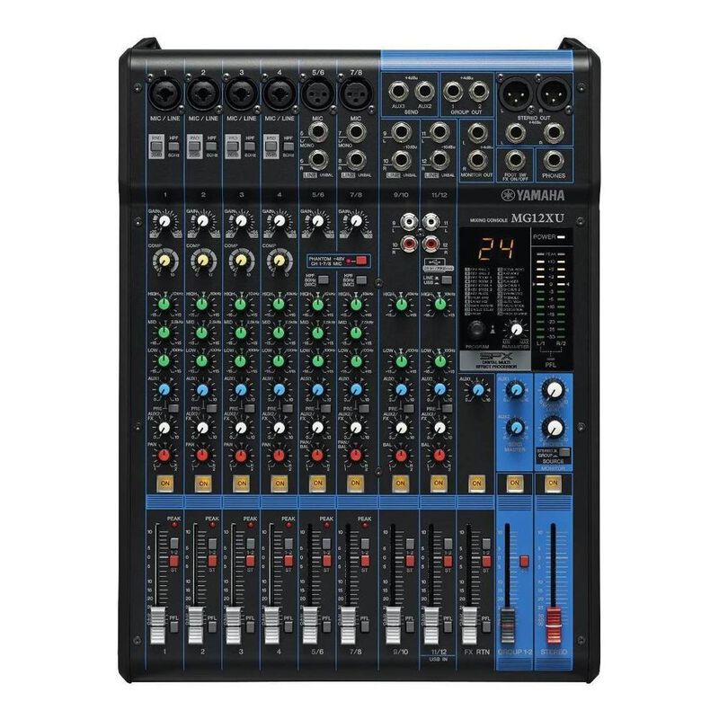 Yamaha Mezcladora 12 Canales Con Usb Y Efectos ... image number null