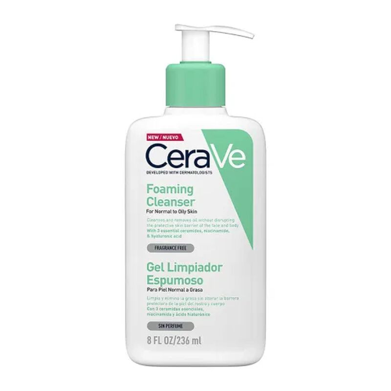 CERAVE GEL LIMPIADOR ESPUMOSO 8 OZ image number null