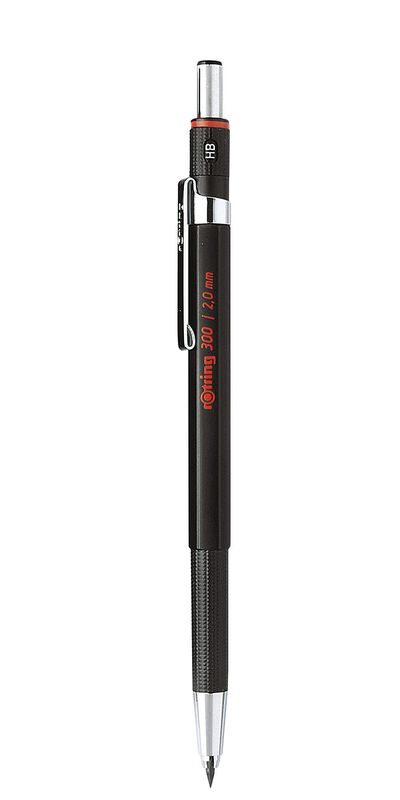 Portaminas Rotring 300 2,0 Mm Recargable Negro image number null