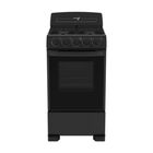 Estufa Piso 20 Pulg 4 Quemadores Perfect Cook Negra Iem