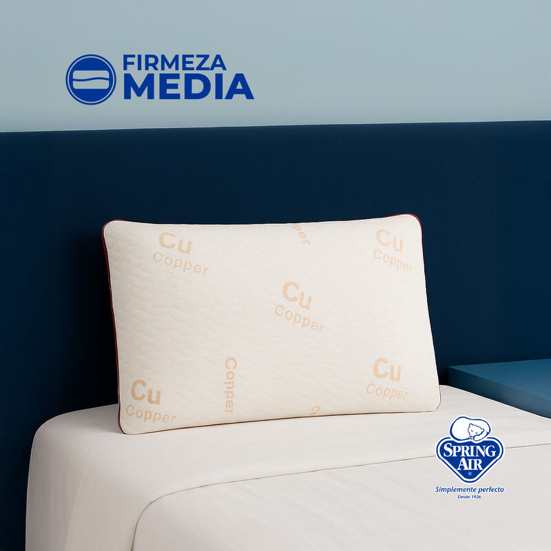 Spring Air Almohada Bio Copper, Antimicrobiana,... image number null