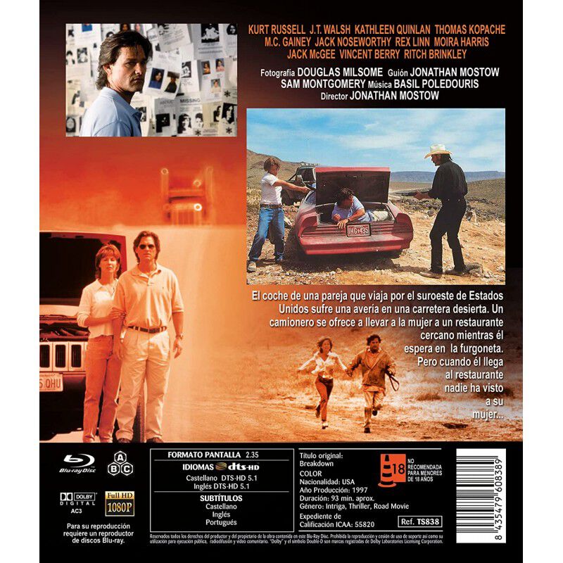 Breakdown [blu-ray] (1997) image number null