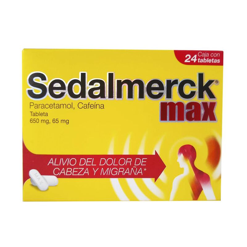 Sedalmerck Max 650/65 Mg 24 Tableta(s) image number null