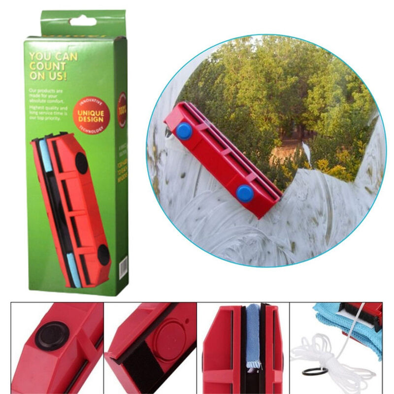 Limpiador Para Ventanas Magn&eacute;tico, Vidrios desd... image number null