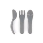 Cubiertos Infantiles Twistshake Gris Pastel