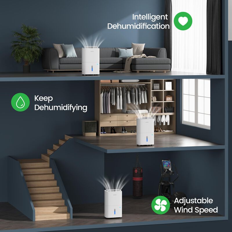Deshumidificador Waykar Energy Star De 80 Pinta... image number null