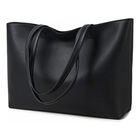 Bolso de Cuero Suave Marr&oacute;n Oscuro Amplio