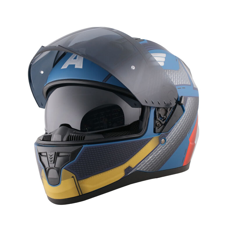 Casco Integral Edge Marvel Capitán América Cert... image number null
