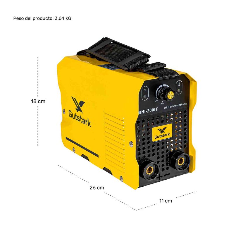 Soldadora Inverter Igbt 250amp 110-220v Mini Pl... image number null