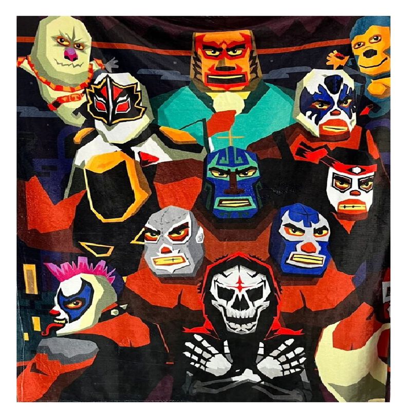 Exclusiva! Cobija Frazada Ultra Suave Lucha Lib... image number null