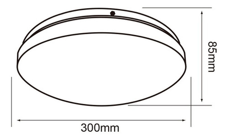 Lampara Led Sobreponer Techo Blanco 16w Luz Sua... image number null