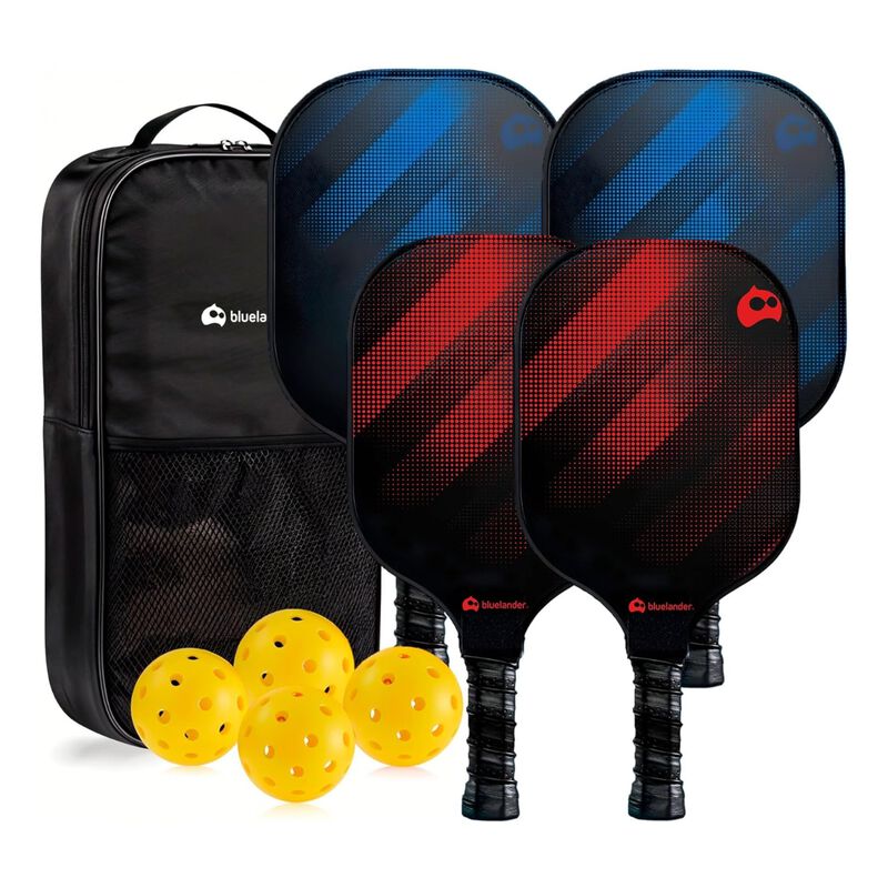 Juego de Pickleball con 4 Paletas, 4 Pelotas y ... image number null