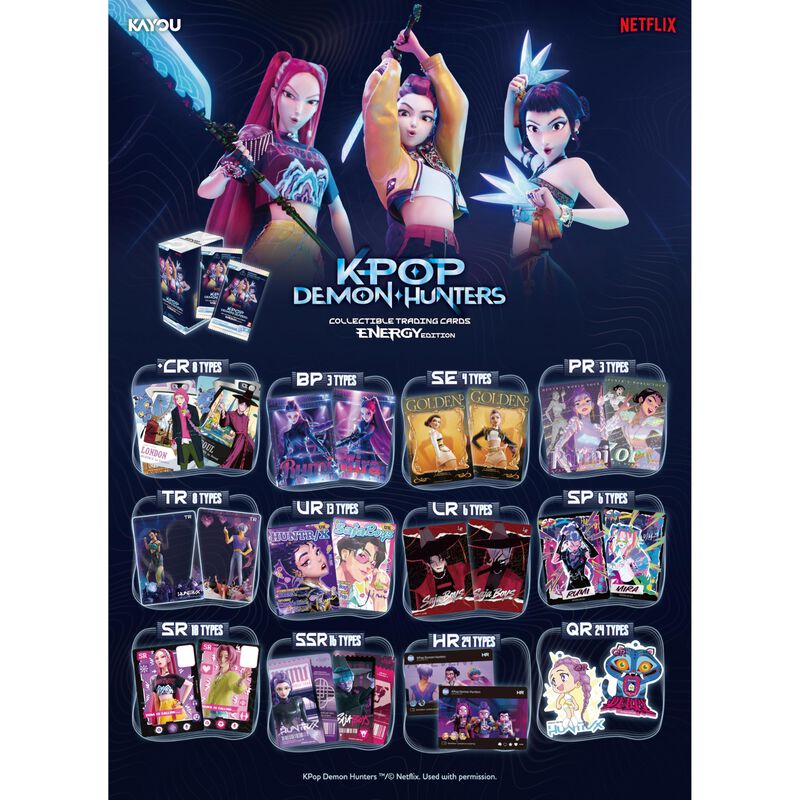 Tarjetas Coleccionables Kayou Kpop Demon Hunter... image number null