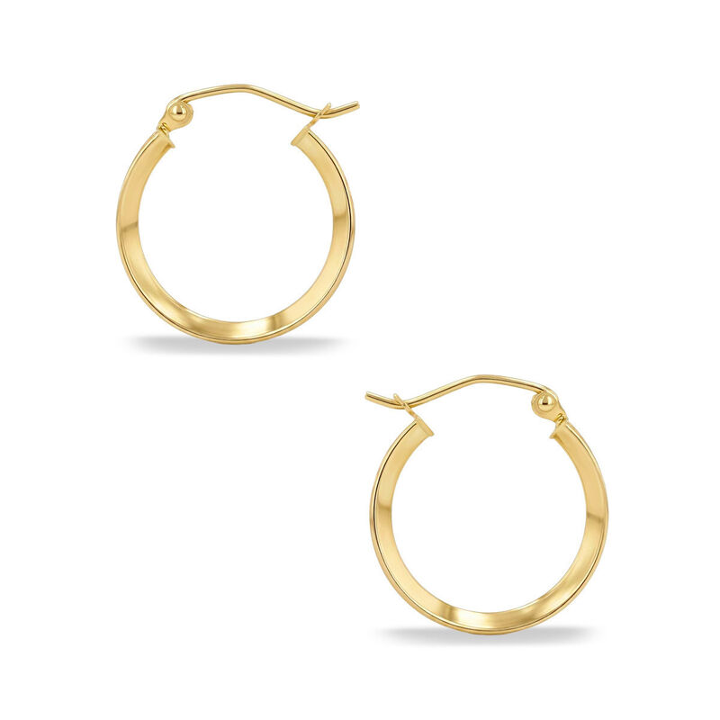 Arracadas De Oro Amarillo Felxibles 14k Con Zir... image number null