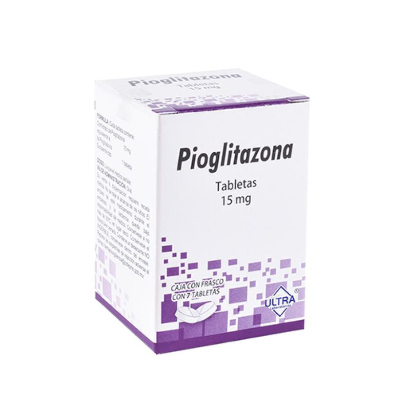 Pioglitazona 15 Mg 7 Tableta(s) image number null