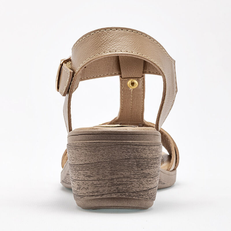 Lady One Sandalia para mujer beige image number null