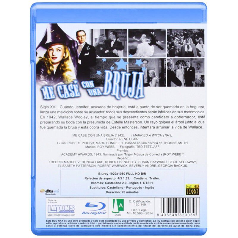 Me Cas&eacute; Con Una Bruja (blu-ray) image number null