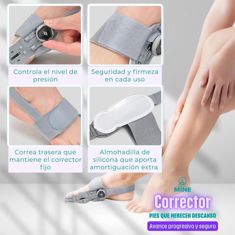 Corrector de Juanetes Ortop&eacute;dico Nocturno con F... image number null