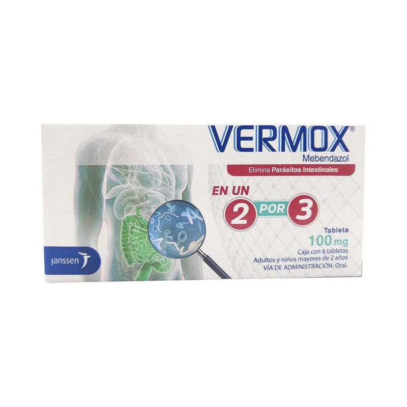 Vermox 100 Mg 6 Tableta(s) image number null