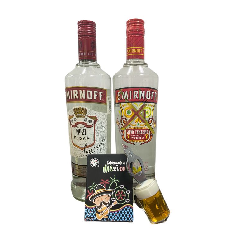 2 Botellas Vodka Smirnoff 750 ml + 1 Botella Vo... image number null