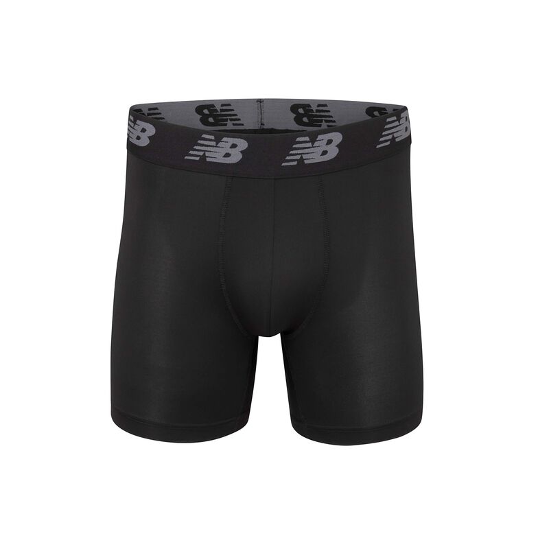 Calzoncillo B&oacute;xer New Balance Para Hombre, Negr... image number null
