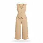 Conjunto de vestir escote V