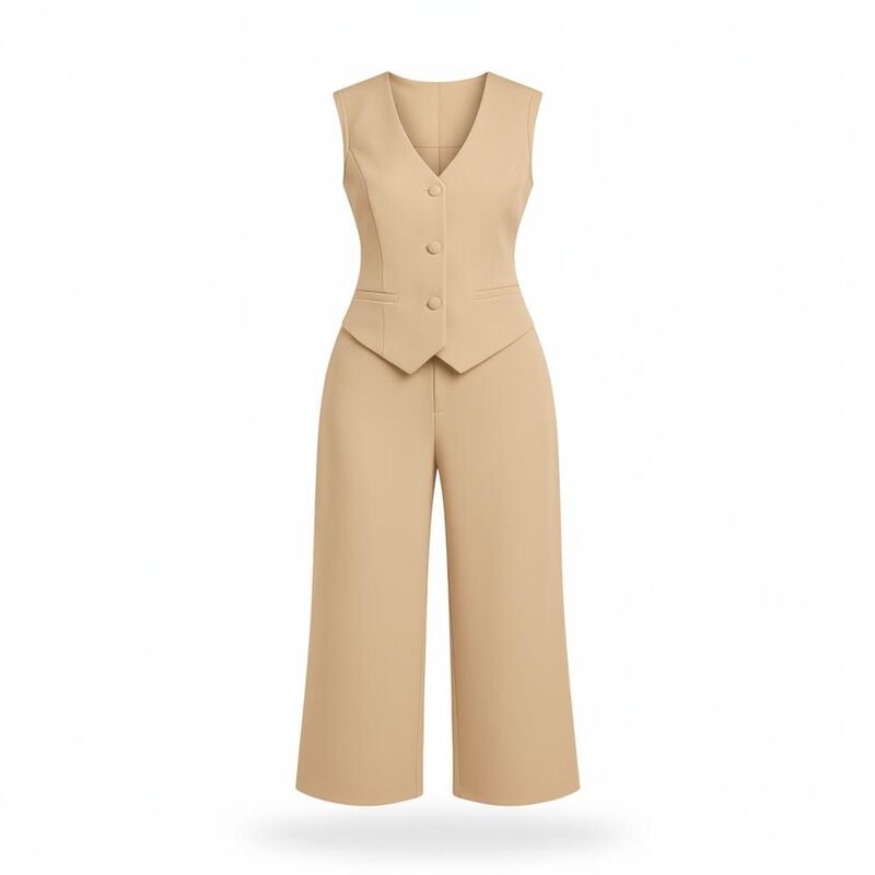 Conjunto de vestir escote V image number null