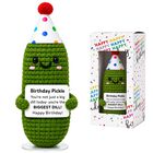 Figura De Juguete Pepino De Crochet &ndash; Colecci&oacute;n The Trend &ndash; Regalo De Cumplea&ntilde;os