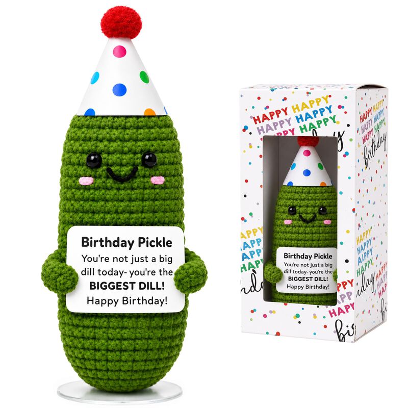 Figura De Juguete Pepino De Crochet &ndash; Colecci&oacute;n... image number null