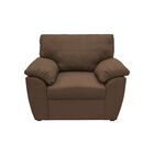 Sof&aacute; Individual Sefora Tapizado Linato Color Caf&eacute;