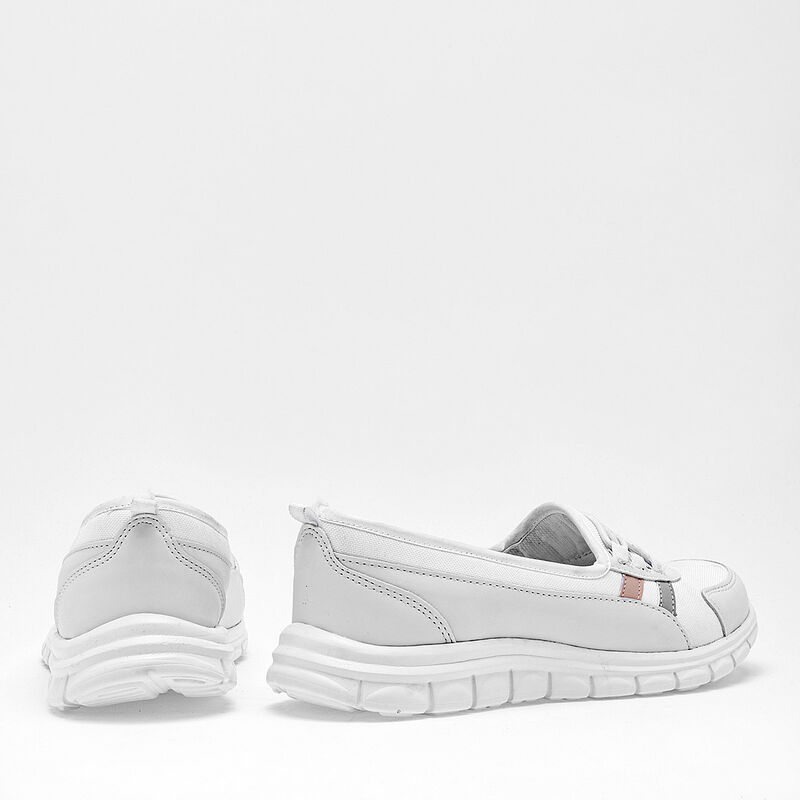 Mora Confort Tenis Para Mujer Blanco Gris Rosa ... image number null